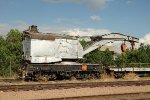 DRGW 10300, ex D&SL 150-ton crane, and DRGW X-3317 at Burnham Shop